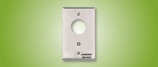 Key Switch, 5 A, 1NO-1NC Circuit, Mortise Cylinder Lock