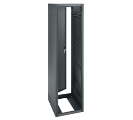 Standalone Rack Enclosure Frame,Black,81.13 in. Ht,Steel,19 in. Wd ...