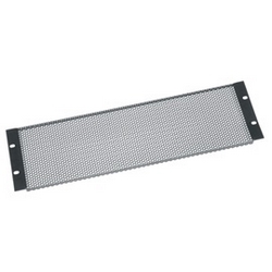 Vent Panel, 3 RU, Perforated, 64% Open Area