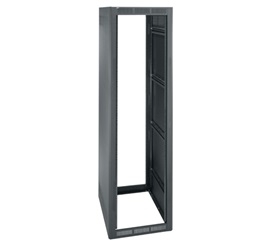Gangable Enclosure Rack,Black,83.12 in. Ht,Steel,19 in. Wd Mount,Tapped ...