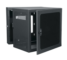 Data Swing Rack,Black,24.88 in. Ht,Steel,19 in. Wd Mount,Wall Rack,12U ...