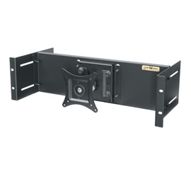 Rack Mount, Pivot, Tilt Function, 27 lb. Capacity, Steel