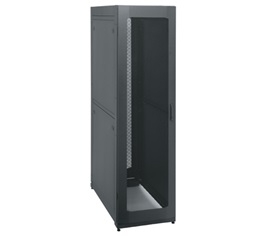 Security Network Rack,Black,79.52 in. Ht,Steel,42U Rack,24 in. Wd,42 in ...