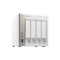 4-bay Personal Cloud NAS with HDMI output, DLNA, AirPlay and PLEX Support, Intel Celeron Dual Core 2.41 GHz, 1 GB (Max. 8 GB) DDR3L RAM, SATA 6 Gbps, USB 3.0, 2 LAN