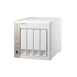 4-bay Personal Cloud NAS with HDMI output, DLNA, AirPlay and PLEX Support, Intel Celeron Dual Core 2.41 GHz, 1 GB (Max. 8 GB) DDR3L RAM, SATA 6 Gbps, USB 3.0, 2 LAN