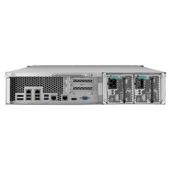 12-bay 2U NVR, 64-channel, Surveillance, Redundant Power