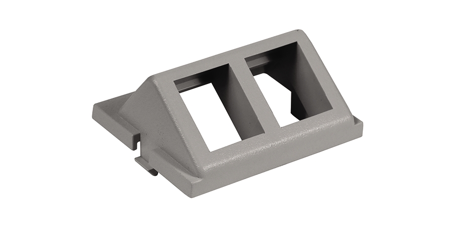 Keystone Module, Gray, ABS, Dimension: LxWxD: 1.85 x 1.432 x 0.887 in ...