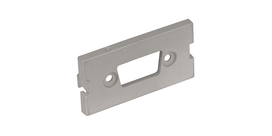 Module Adapter Insert, Gray, Snap-In