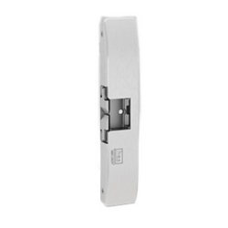 Electric Strike, Windstorm Rated, 1-3/4" Width x 3/4" Depth x 9" Height, Satin Stainless Steel, Latchbolt Strike Monitor