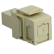 Fiber Optic Adapter, SC Connector 1, SC Connector 2, Ivory Housing ...