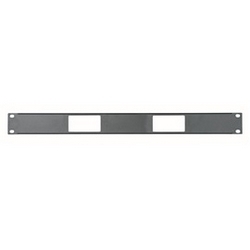 Panel, 1 RU, Accepts 2 Decora Devices