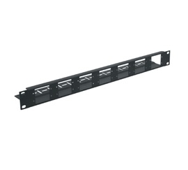 Rack Mount Panel, Steel, Mounting Points 2, Black
