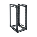 HRF Series Rack, 12 RU, Rackrail Type 10-32, 10.65 Inch Width x 14 Inch Depth x 21.94 Inch Height, Steel, Black Powder Coat, Horizontal Mount
