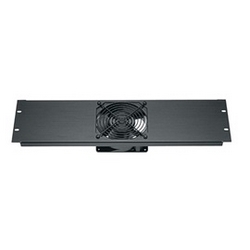 Fan Panel, 50 CFM, Anodized, 220V, 3 space panel includes fan and grill, rated 1.4 m3/min at < 30 dBA