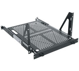 Rack Shelf,Black,For CPU, VTR Shelf,Adjustable, Sliding Shelf,Rack ...