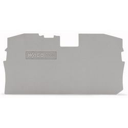 End And Intermediate Plate, 1 mm Thick, Gray