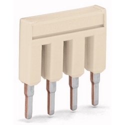 PUSH-IN TYPE JUMPERS          BAR INSULATED                 4-POLE GREY