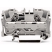 2-conductor Through Terminal Block; 6 mm2; Suitable For Ex E II Applications; Side And Center Marking; For Din-rail 35 X 15 And 35 X 7.5; Push-in CAGE CLAMP