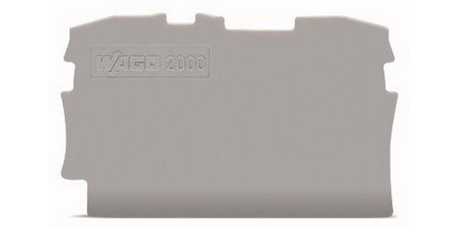TOPJOBS end/intermediate plate; for 2000-12xx series terminal blocks; 0 ...