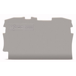 End And Intermediate Plate; 0.7 mm Thick