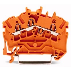 3 CONDUCTOR TERMINAL BLOCK    22-12 AWG SUITABLE FOR EX II  ORANGE