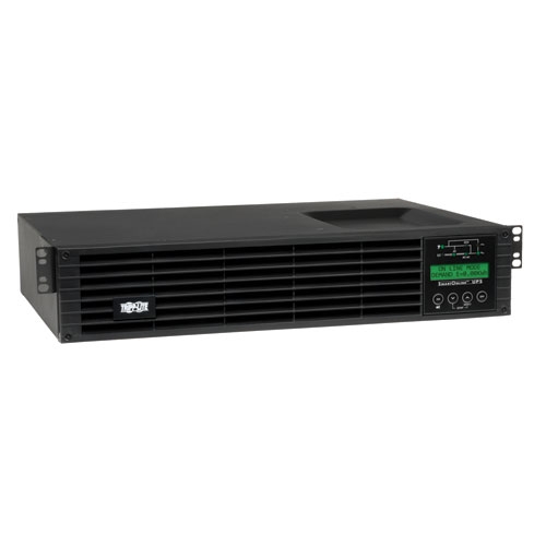 UPS, Double-Conversion, 10' Cord, 2U Rack, 120 Volt AC, 15 Amp, 900 ...