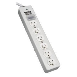 NOT for Patient-Care Rooms - UL1363 Hospital-Grade Surge Protector with 6 Hospital-Grade Outlets, 10 ft. Cord, 1050 Joules