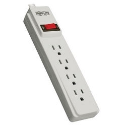 Power It! 4-Outlet Power Strip, 10-ft. Cord with ABS Fire Retardant Plastic Casing