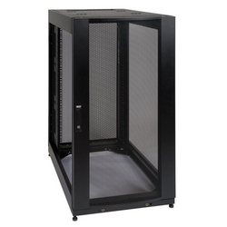 25U SmartRack Standard-Depth Rack Enclosure Cabinet, Expansion Version - side panels not included