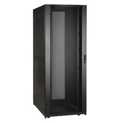 45U SmartRack Wide Standard-Depth Rack Enclosure Cabinet with Doors and Side Panels, 2 Pre-Installed Cable Managers
