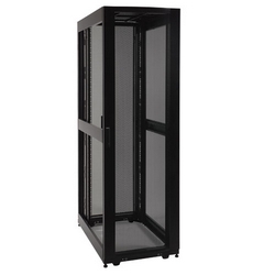 48U SmartRack Standard-Depth Rack Enclosure Cabinet - side panels not included