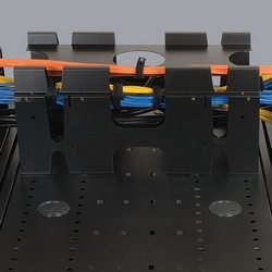 SmartRack Roof-Mounted Cable Trough - Provides cable routing and power/data cable segregation