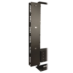 SmartRack 12 in. Width High Capacity Vertical Cable Manager - Double finger duct with cover