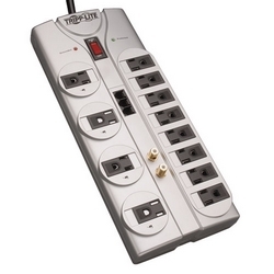 Protect It! 12-Outlet Surge Protector, 8-ft. Cord, 2880 Joules, Tel/Modem/Coaxial Protection