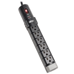 Protect It! 8-Outlet Surge Protector, 6-ft. Cord, 2160 Joules, Tel/DSL Protection, Cord Clip