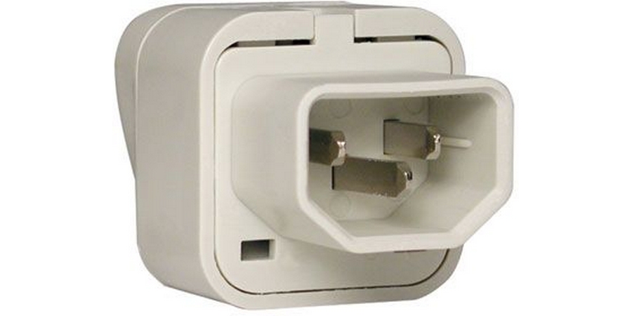 Multi-International Universal Power Plug Adapter, Black Jacket