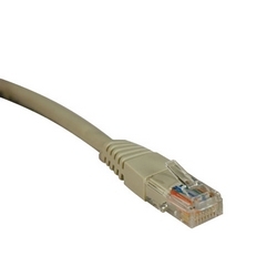 Cat5e 350 MHz Molded (UTP) Ethernet Cable (RJ45 M/M) - Gray, 3 ft. (0.91 m)