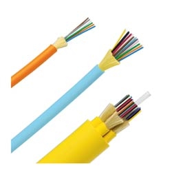6-Fiber Plenum 50µm 10Gig Distribution Cable, Non-Ribbon