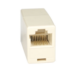 Straight Through Modular In-line Coupler Telephone RJ45 F/F