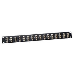 16-Port Fiber Patch Panel, 1U (SC/SC), Multimode or Single-mode