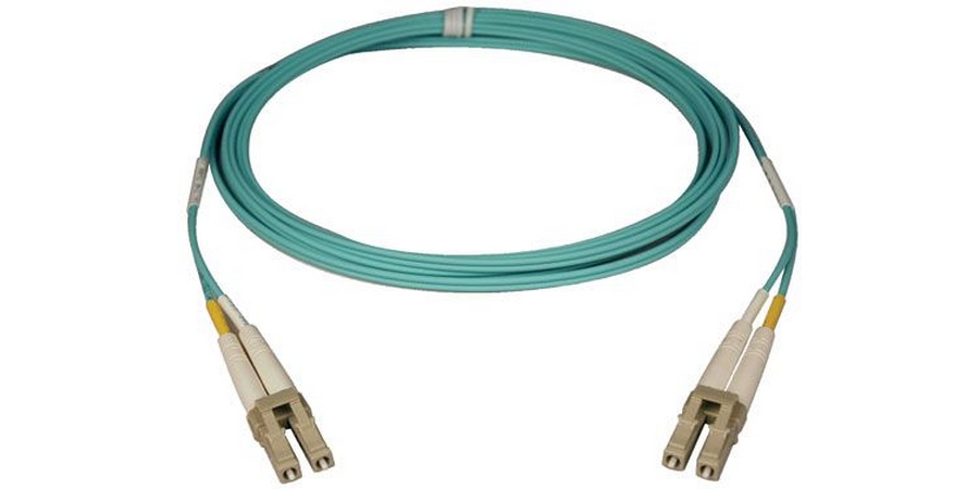 10GB DUPLEX MULTIMODE 50/125 OM3 LSZH FIBR PATCH CBL LC/LC AQUA 1M 3FT