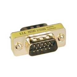Compact/Slimline VGA Video Gender Changer (HD15 M/M)