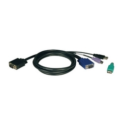 USB/PS2 Combo Cable Kit for NetController KVM Switches B040-Series and B042-Series, 6-ft.