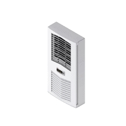 Air Conditioner, 1000BTU, 230V 50 60 Hz 300W Comm, Size/Dims: 21.60X11.00X5.50, Material: Steel, Finish: Lt Gray
