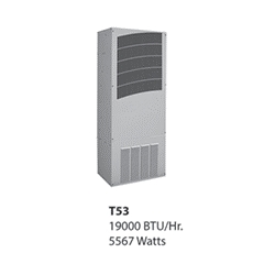 Air Conditioner, T53 20,000 BTU 230 V AC, 50/60 Hz, Size/Dims: 52.85X20.85X13.00, Material/Finish: Galvanized