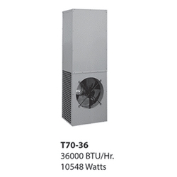 Air Conditioner, T70-3626-G150, Size/Dims: 2.00X2.00X2.00, Material: Steel, Finish: Gray