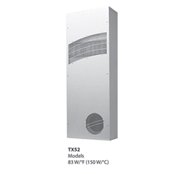 Heat Exchanger, TX52-8326-100, Size/Dims: 2.00x2.00x2.00, Material: Steel, Finish: Gray