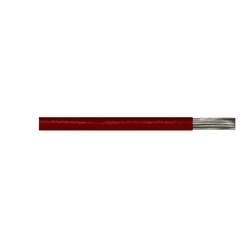 Hook-Up-Wire, EcoWire, 12 AWG, 600 V, 65/30 Stranding, MPPE Insulation, -40 to 105 Degrees, 0.117 Diameter Insulation, 0.012 Insulation Thickness, red