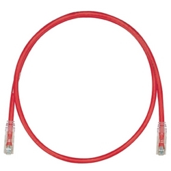 Copper Patch Cord, Cat 6, Red UTP Cable, 37 Feet