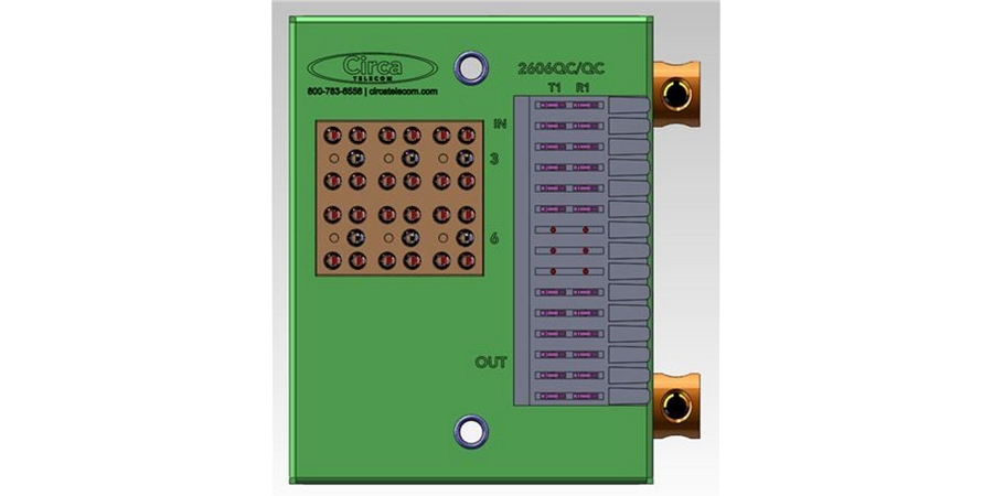 Building Entrance Terminal, 66 V, Wall Mount, Steel
